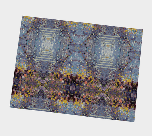 “April Showers” Placemat (Blue, Purple)