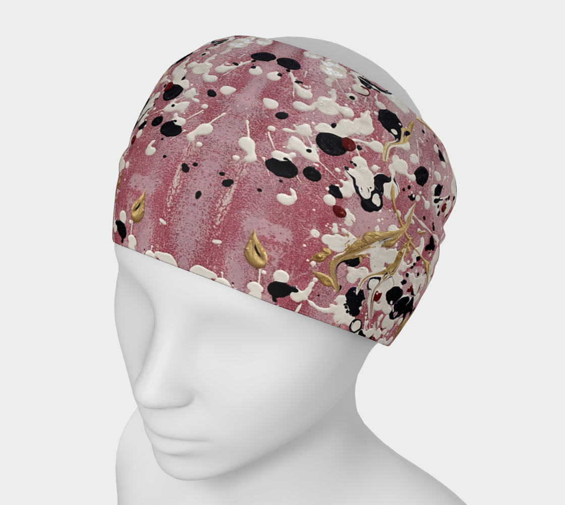 "Cherry Blossoms #2" Headband (Pink, White, Purple)