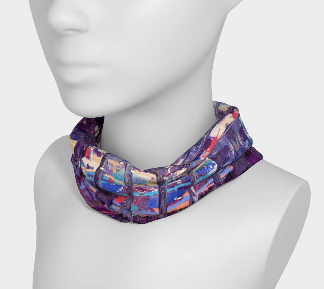 "1972" Headband #2 (Purple, Pink)