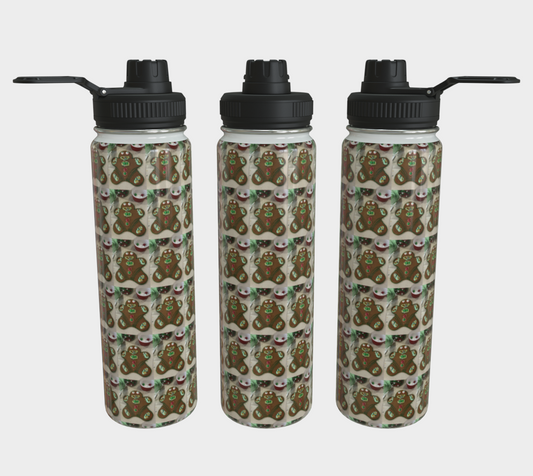 "Addy's Gingerbread Guy"  Water Bottle