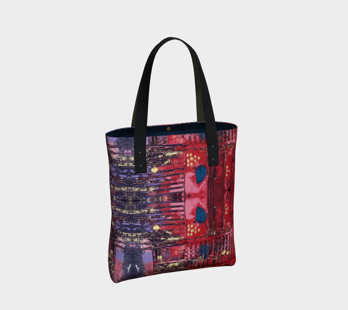 "Longing for Peace" Tote (Red, Purple, Pink)