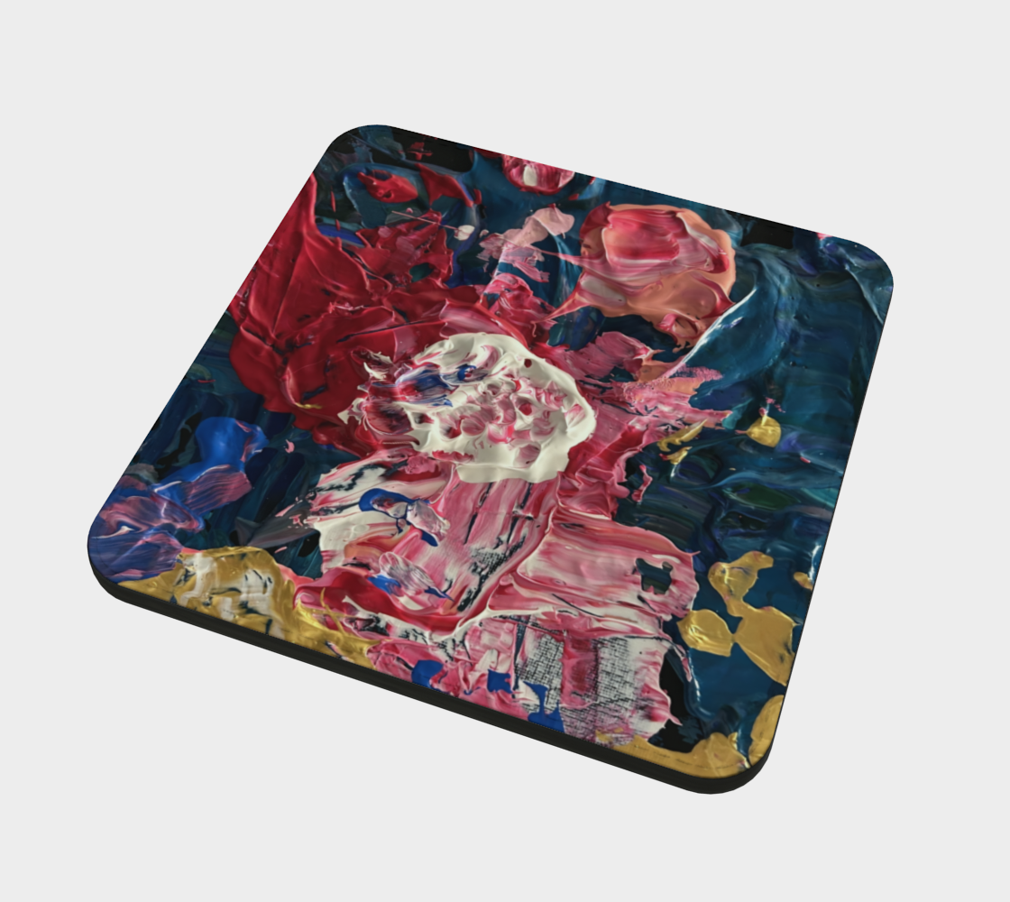 "Wild Carnations" Coasters