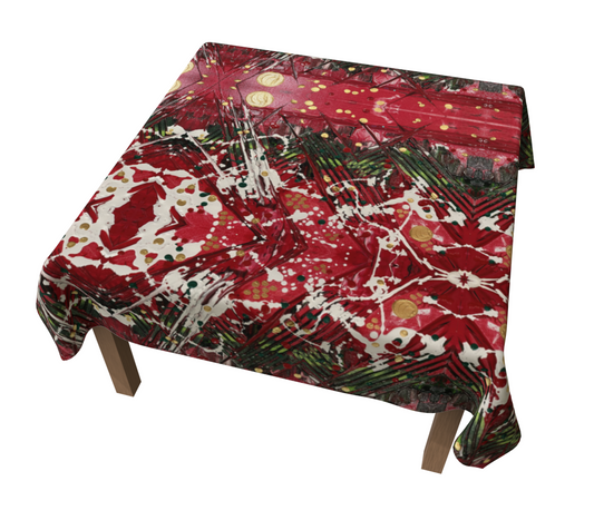 "Winter Trails" Christmas Tablecloth