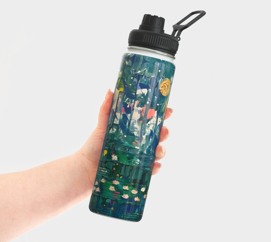"Waterlilies" Water Bottle