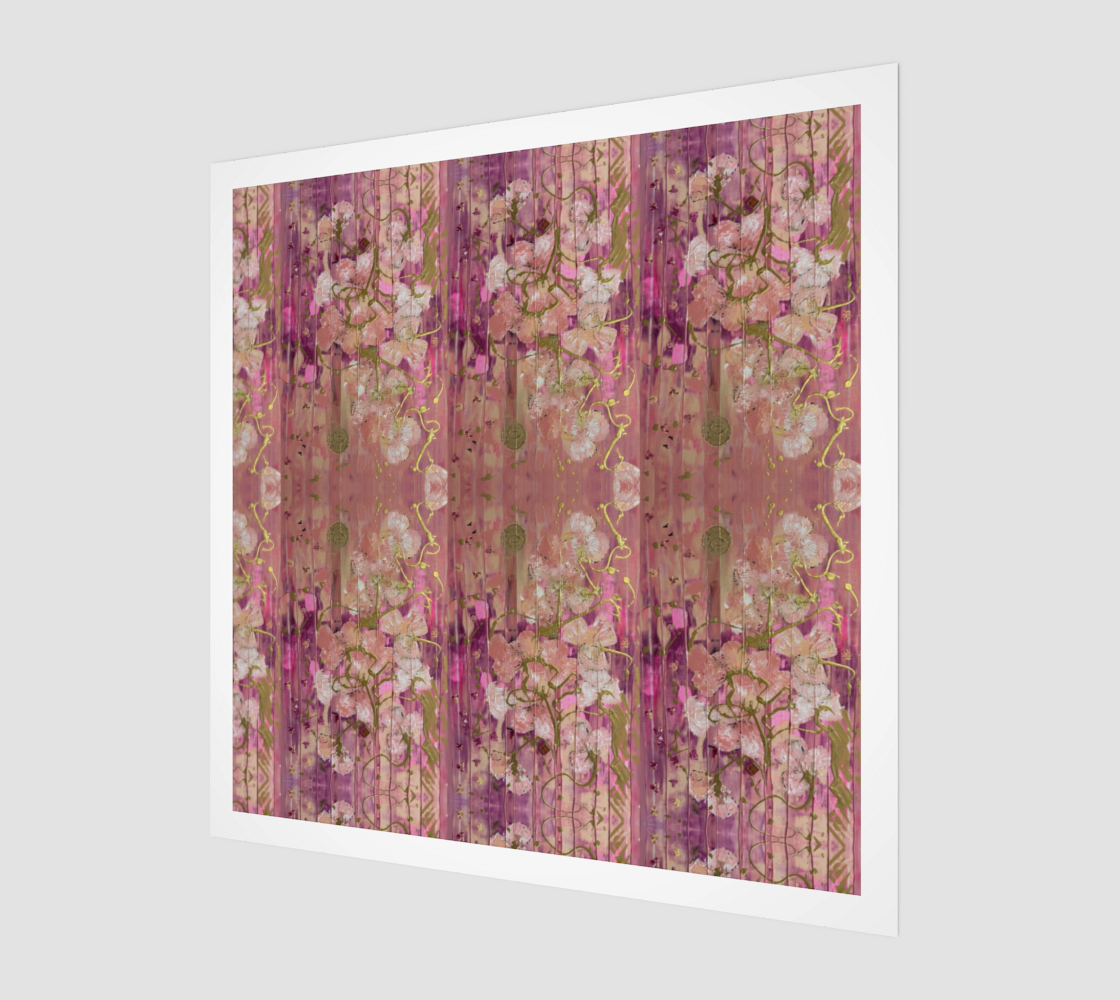 "Seeding Hope" Art Print (Pink, Gold)