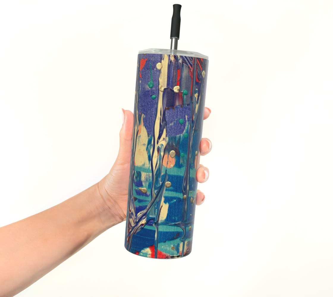 "Pacific Sky" Tumbler (Blue, Pink, Grey)