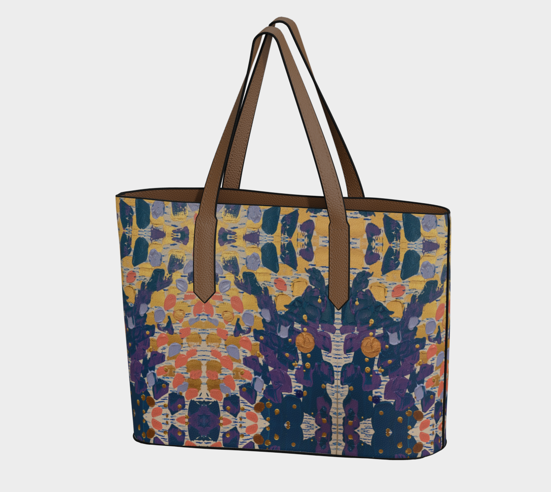 "Impermanence" Vegan Leather Tote