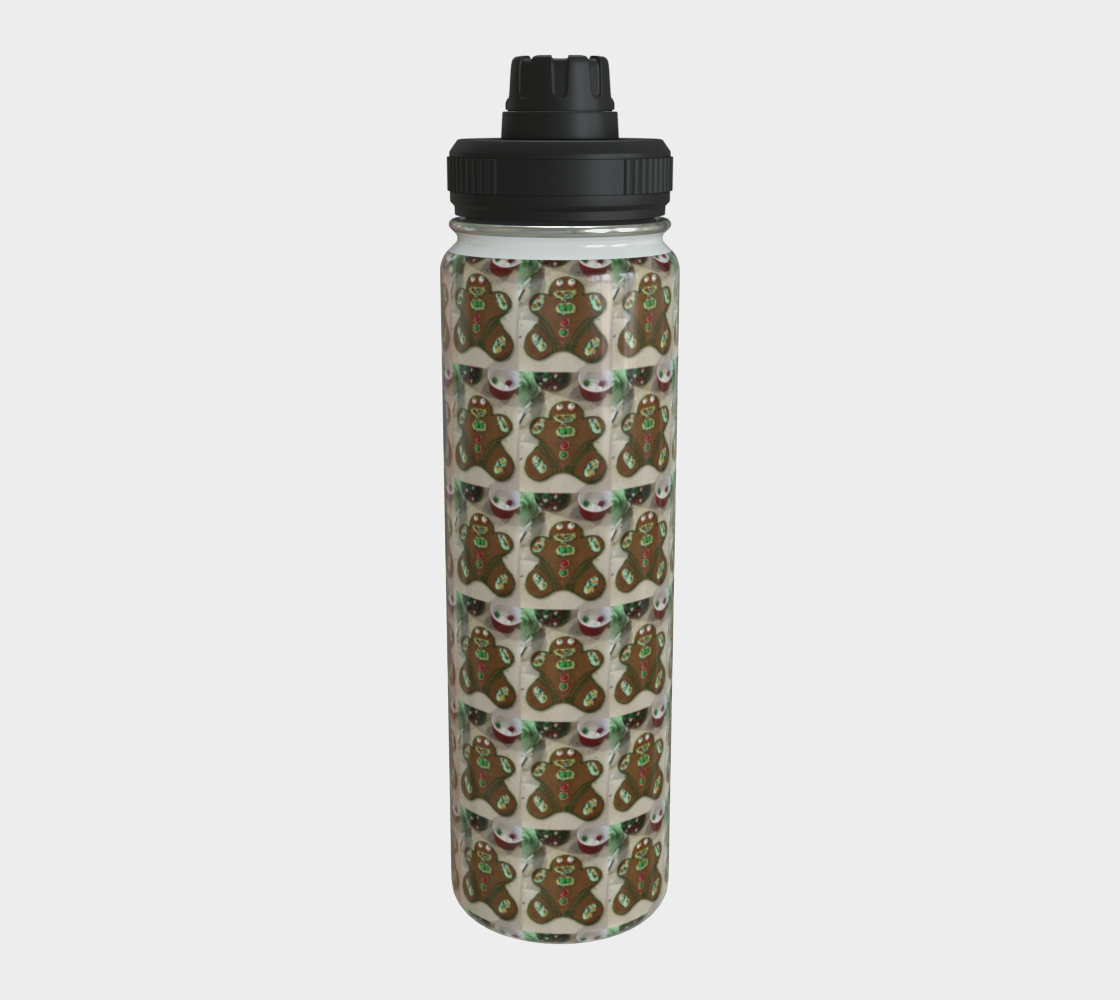 "Addy's Gingerbread Guy"  Water Bottle