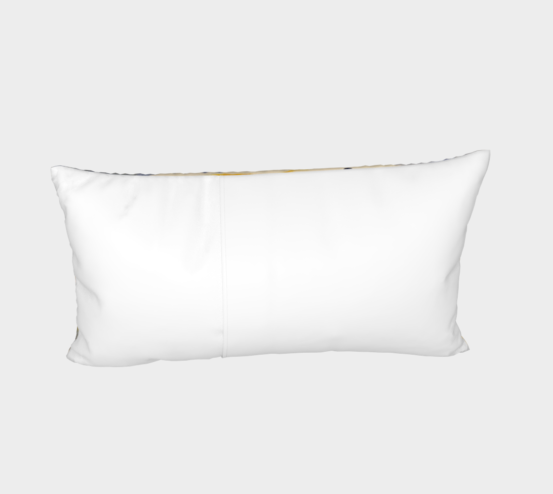 "Bruce County Winter" Bed Pillow Sham ( Buff, Blue, Peach, Yellow)