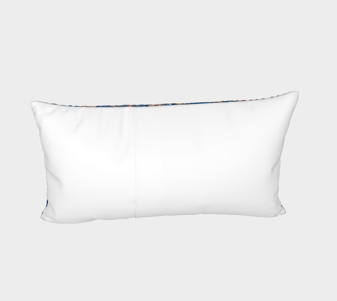 "Pol Roger" Bed Pillow Sham (Blue, Pink)