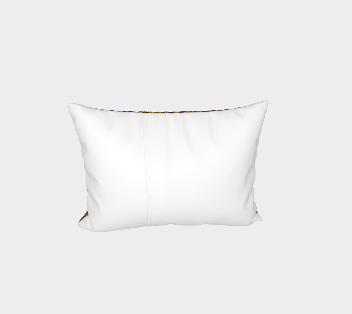 "Holy Ascent" Bed Pillow Sham (Yellow, Blue)