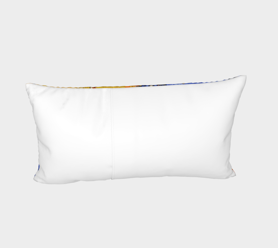 "Holy Ascent" Bed Pillow Sham #2 (Yellow, Blue)
