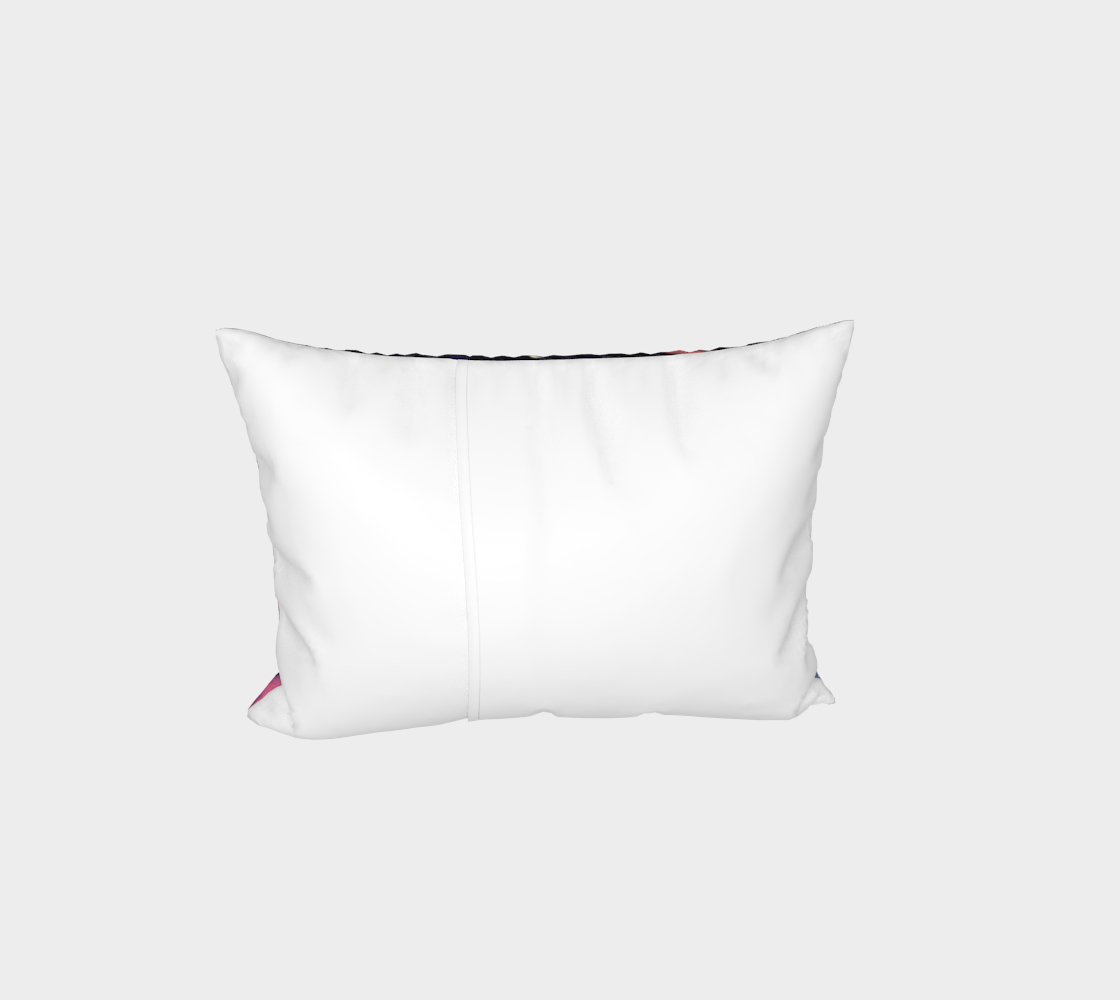 "Winter Night" Bed Pillow Sham (Purple, Pink)