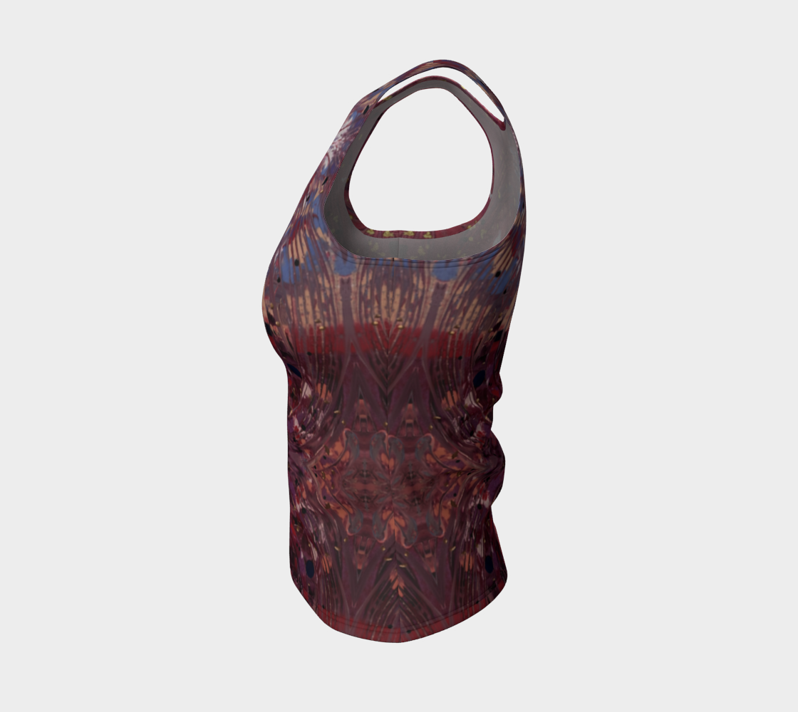 "My Valentine" Fitted Tank  ( Pink, Purple)