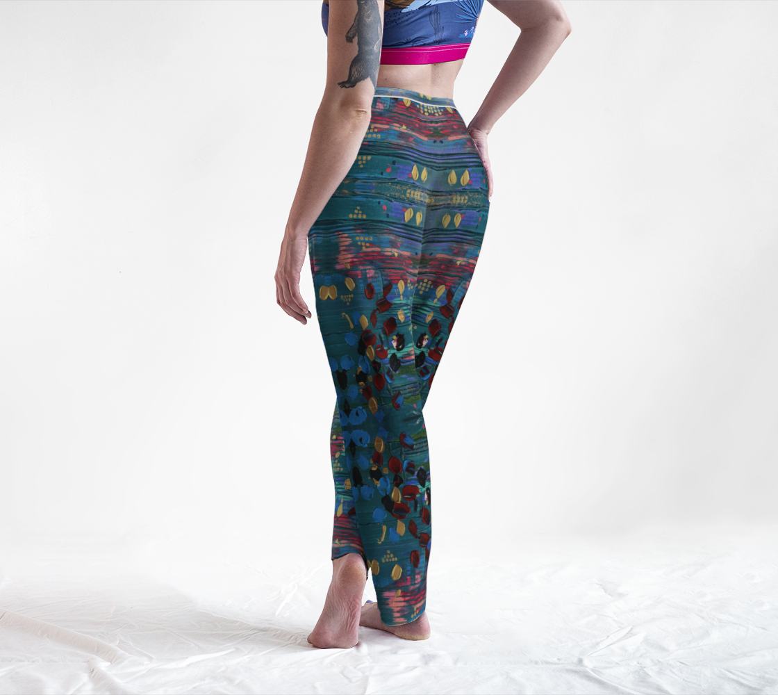 "Grace Under Water" Lounge Pants (Aqua, Pink)