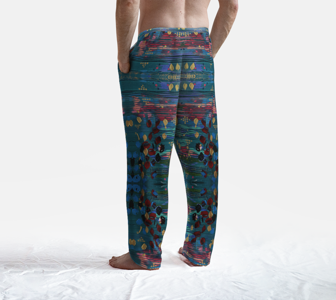 "Grace Under Water" Lounge Pants (Aqua, Pink)
