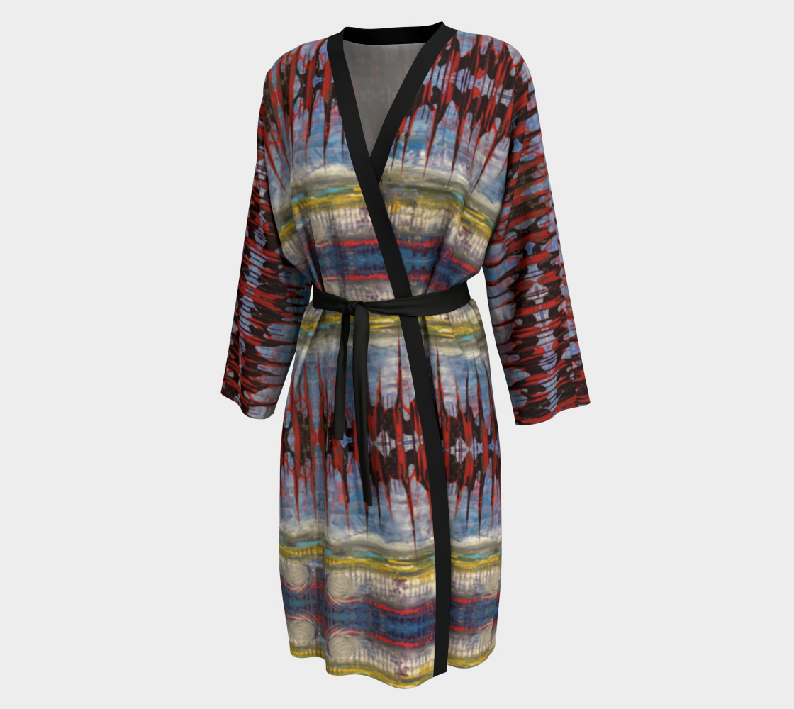 ”Northern Reflections” Peignoir (Blue, Grey, Pink)