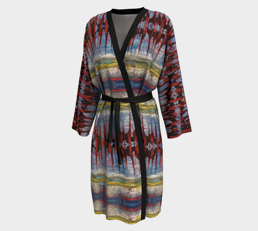 ”Northern Reflections” Peignoir (Blue, Grey, Pink)