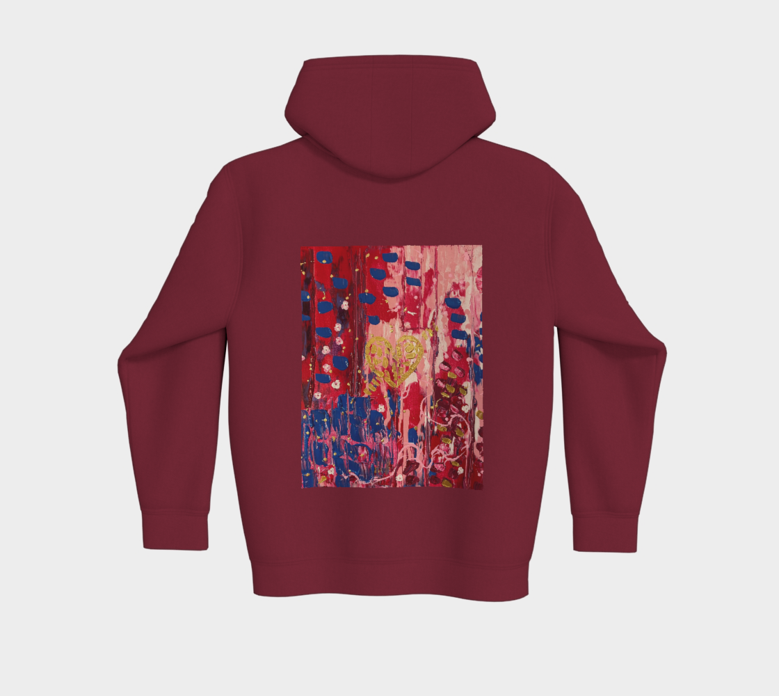"Hearts and Flowers" Premium Zip Hoodie