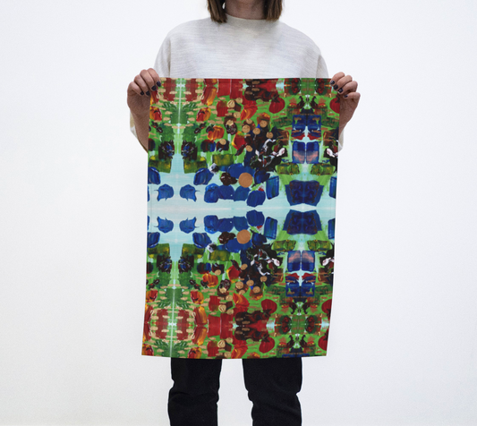 "Fall Garden" Tea Towel